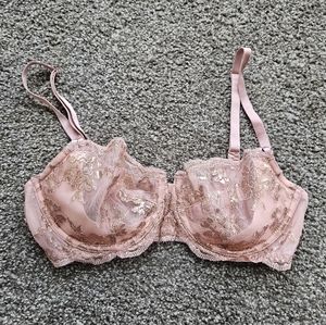 Victoria's Secret dream angels balconette lace bra 32dd